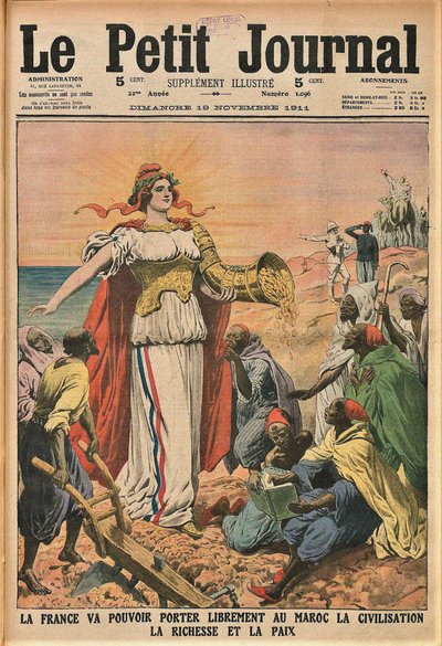 Civiliserende mission. Le Petit Journal, 19. november 1911, 1911. af Unbekannt
