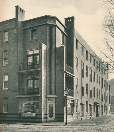Labourers Dwellings, Spangen, Rotterdam, 1928 af Unbekannt