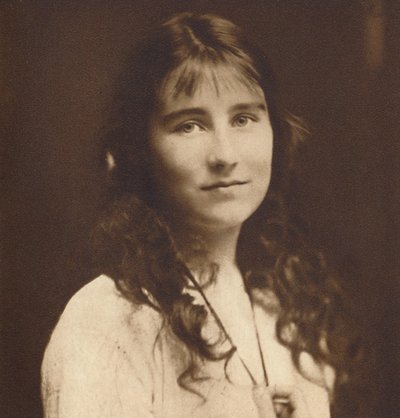 Lady Elizabeth Bowes-Lyon som ung pige, c1917, 1937 af Unbekannt