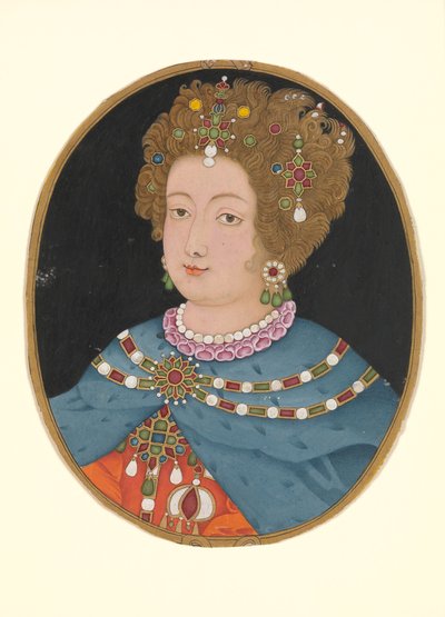 Dame i Elizabethansk kostume, slutningen af det 17. århundrede. af Unbekannt