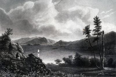 Lake George, New York, 1855 af Unbekannt