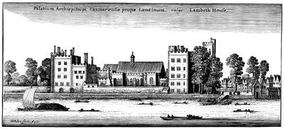 Lambeth Palace, London, 1647 1893 af Unbekannt