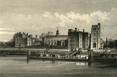 Lambeth Palace, c1876. af Unbekannt