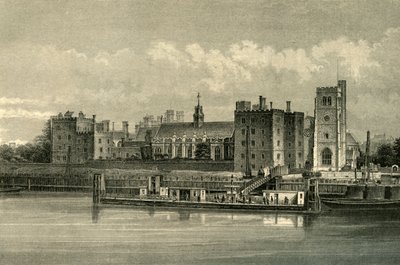 Lambeth Palace, c1878. af Unbekannt