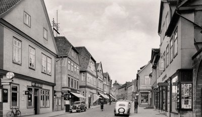 Langestrasse, Buckeburg, Tyskland, c1930