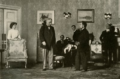 Letzte Szene des Streits, 1909, 1928 von Unbekannt