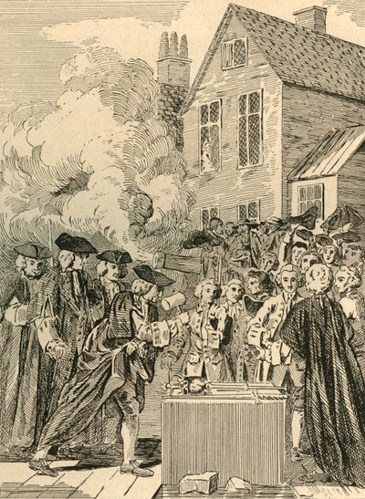 Nedlægning af grundstenen til Blackfriars Bridge, 1760, 1897. af Unbekannt