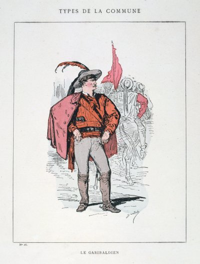 The Garibaldian, Paris Kommune, 1871. af Unbekannt