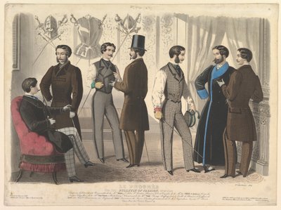 Le Progrès, for Bulletin of Fashion, New York, nr. 110, fra Modes de Paris, februar 1859. af Unbekannt