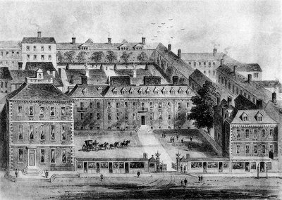 Leicester House, Leicester Fields, 1700-tallet, 1908 af Unbekannt