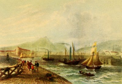 Leith Harbour, c1840, 1942. af Unbekannt