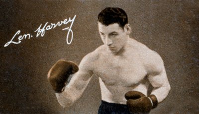 Len Harvey, letsværvægtsboksemester i Storbritannien, 1935 af Unbekannt