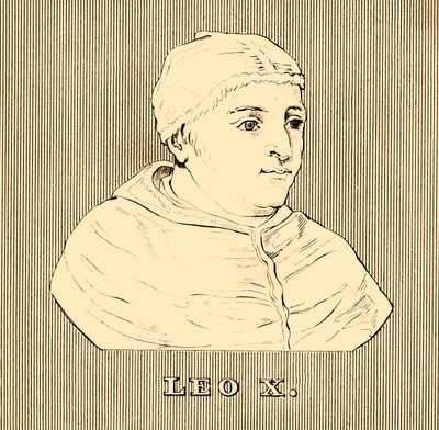 Leo X, 1475-1521, 1830. af Unbekannt