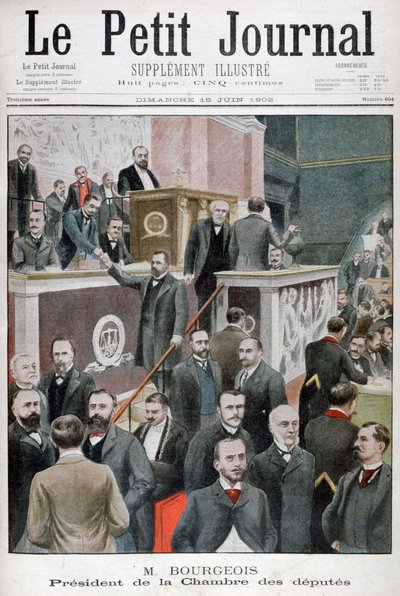 Leon Bourgeois, formand for Deputeretkammeret, 1902 af Unbekannt