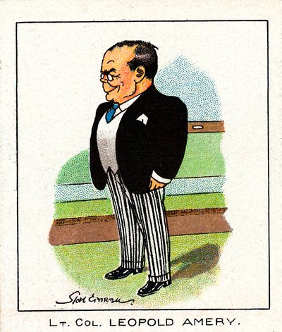 Leopold Charles Maurice Stennett Amery 1873-1955, engelsk konservativ politiker, 1929 af Unbekannt