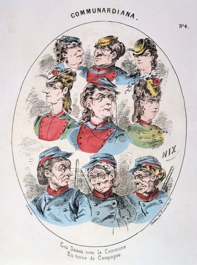 Kommunens smukke dage, 1871 af Unbekannt