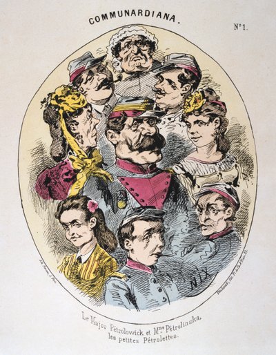 Kommunens smukke dage, 1871 af Unbekannt