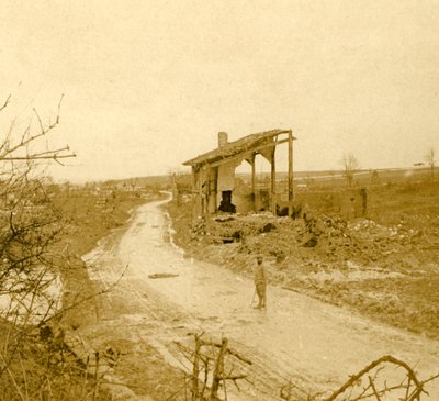 Les Hurlus, Nordfrankrig, c1914-c1918 af Unbekannt