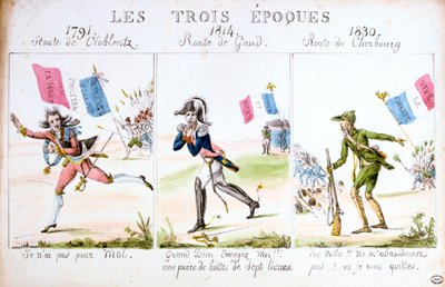 De tre aldre, revolution i 1830, Paris af Unbekannt