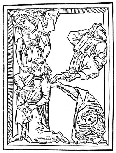 Bogstav K, alfabet af begyndelsesbogstaver, 1462 1844 af Unbekannt