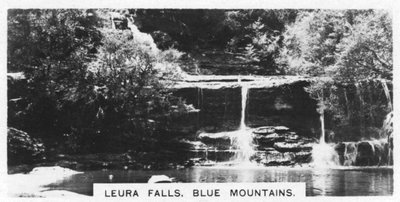 Leura Falls, Blue Mountains, Australien, 1928 af Unbekannt