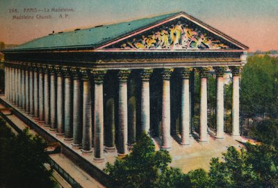 Madeleine-kirken, Paris, c1920 af Unbekannt