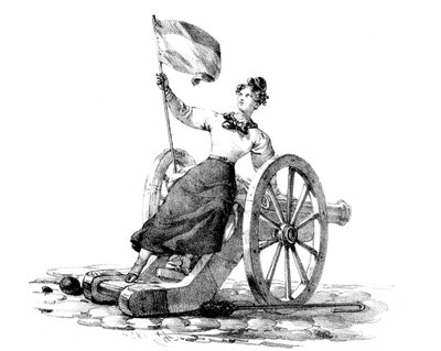 Liberty, revolutionen den 27.-29. juli 1830, Paris af Unbekannt