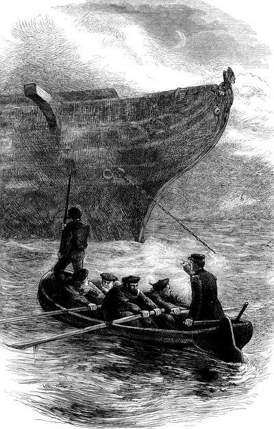Løjtnant Caldwell slipper kæden, amerikansk borgerkrig, 1861-1865 c1880 af Unbekannt