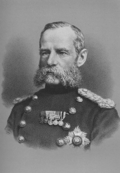 Generalløjtnant Sir Frederick Roberts, britisk soldat, c1880 1883 af Unbekannt