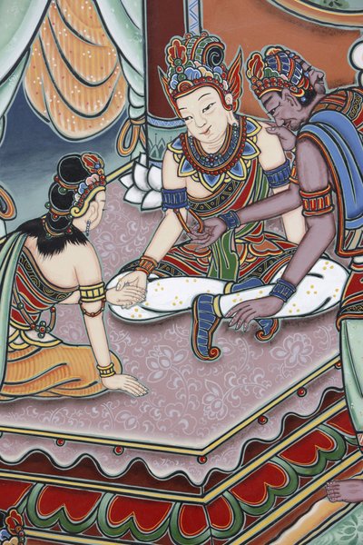 Buddhas liv Da drengen nåede en alder af 16 år, arrangerede hans far sit ægteskab med Ya, Seoul, Coree du Sud af Unbekannt