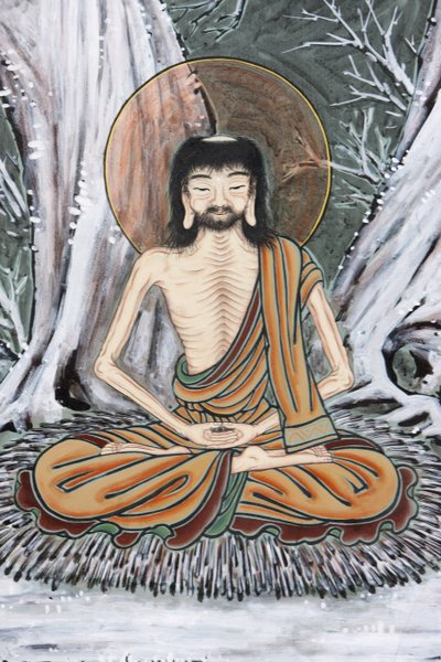 Life of Buddha Den unge asket praktiserede ekstrem selvdød i seks år i håbet om at opdage Sandheden, Seoul, Coree du Sud af Unbekannt