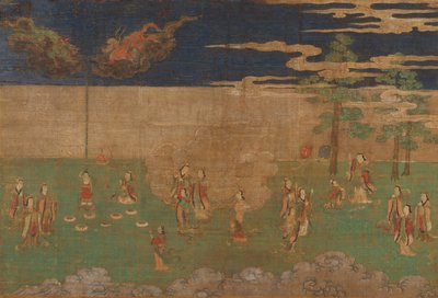 Buddhas liv: Buddhas fødsel, begyndelsen af det 15. århundrede. af Unbekannt