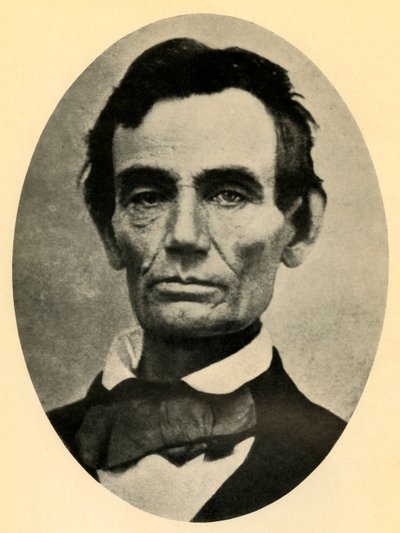 Lincoln, 1858, 1930. af Unbekannt