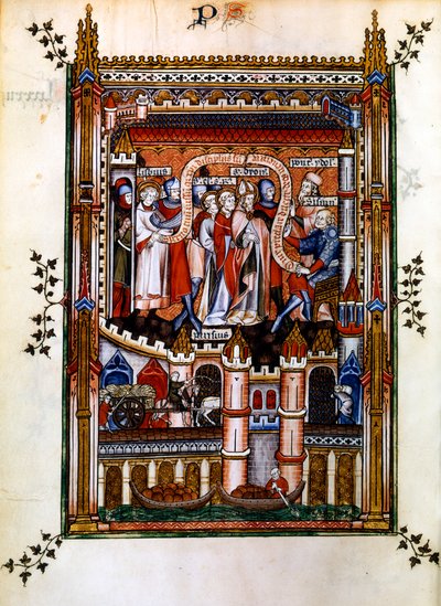 Lisbius udråber sig selv til Kristi discipel, 1317 af Unbekannt