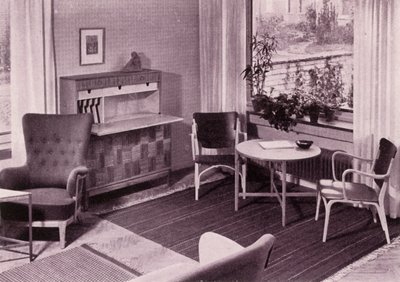 Stuemøbler af Carl-Axel Acking, udført af A.B. Svenska Mobelfabrikerna, 1949. af Unbekannt