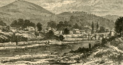 Llangollen Bridge, 1898. af Unbekannt
