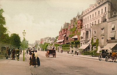London. Bayswater Road, ca. 1900-tallet. af Unbekannt