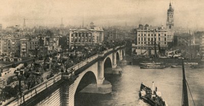 London Bridge, c1906 af Unbekannt