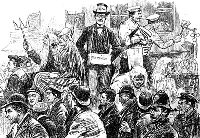 London Dockers Strike, september 1889 af Unbekannt