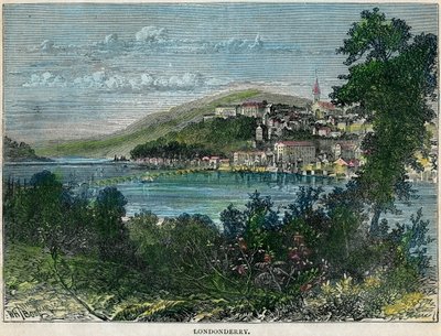 Londonderry, Ulster, Irland, c1880 af Unbekannt