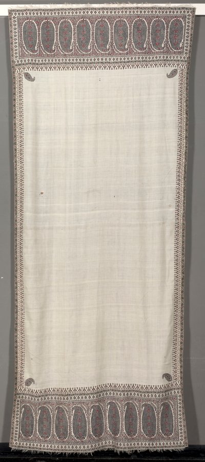 Langt sjal, ca. 1815. af Unbekannt