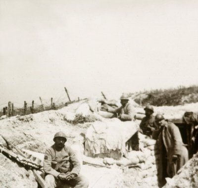 Udkigspost, Massiges, Nordfrankrig, c1914-c1918. af Unbekannt