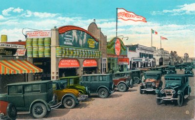 Kigger mod nord på Main Street, c1939 af Unbekannt