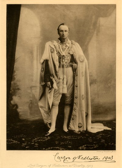 Lord Curzon af Kedleston som vicekonge, 1903, 1925. af Unbekannt