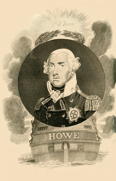 Lord Howe, 1726-1799, 1816. af Unbekannt