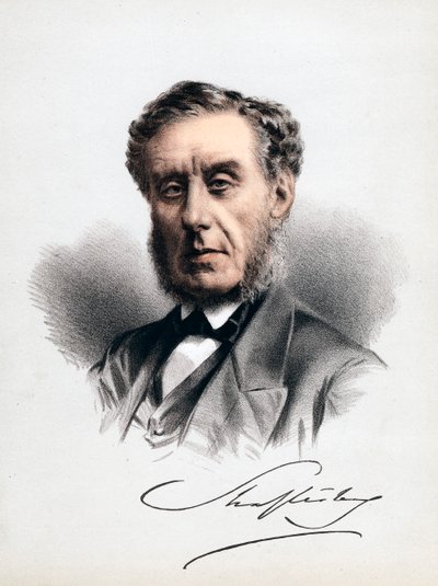 Lord Shaftesbury, engelsk statsmand, moralfilosof, filantrop og fabriksreformator, c1880 af Unbekannt