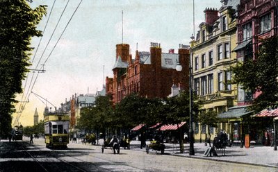 Lord Street, Southport, Lancashire, begyndelsen af det 20. århundrede af Unbekannt