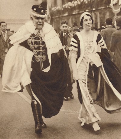 Lord og Lady Armstrong, 12. maj 1937 af Unbekannt