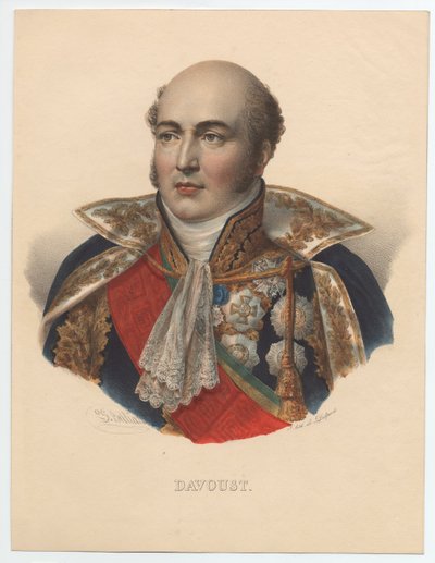 Louis-Nicolas Davout 1770-1823, marskal af Frankrig, 1835 af Unbekannt