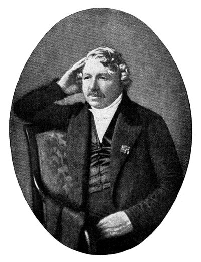 Louis Daguerre 1787-1851, fransk fotograf, 1900 af Unbekannt